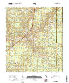 USGS US Topo 7.5-minute map for Youngstown FL 2021