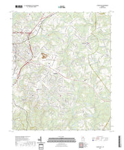 US Topo 7.5-minute map for Athens East GA