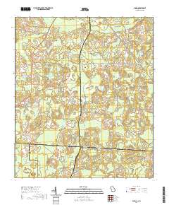 USGS US Topo 7.5-minute map for Baden GAFL 2020