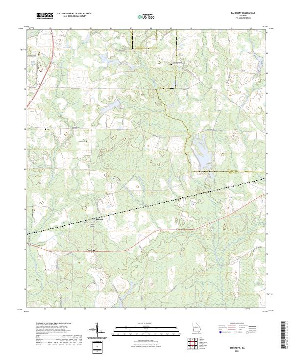 US Topo 7.5-minute map for Bancroft GA