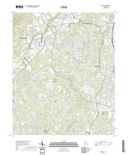 US Topo 7.5-minute map for Ben Hill GA