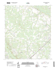 US Topo 7.5-minute map for Blackshear West GA