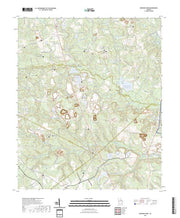 US Topo 7.5-minute map for Bowdens Pond GA