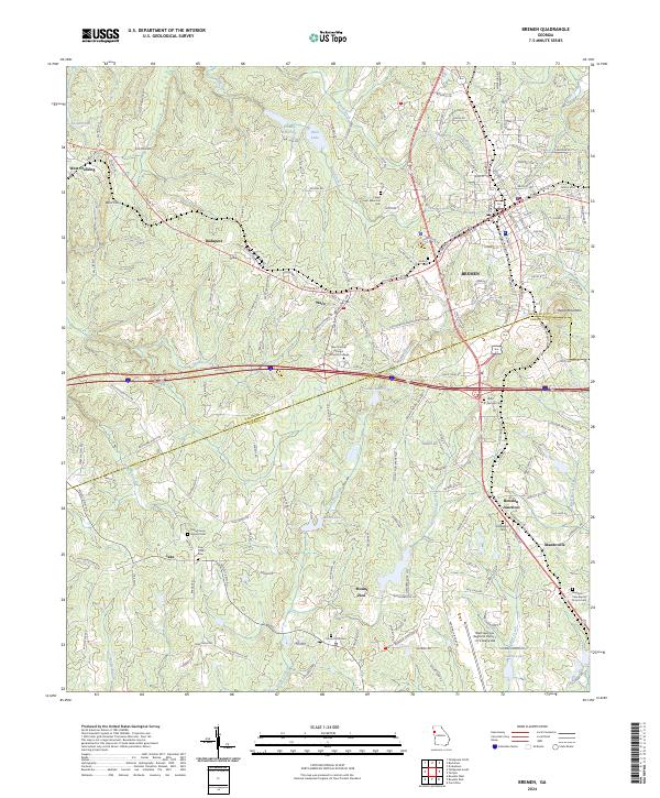 US Topo 7.5-minute map for Bremen GA