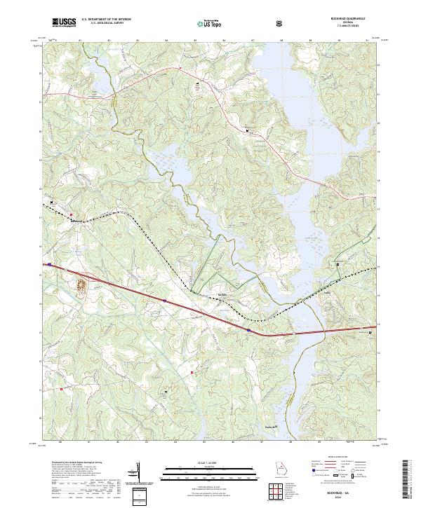 US Topo 7.5-minute map for Buckhead GA