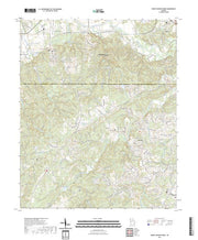 US Topo 7.5-minute map for Burnt Hickory Ridge GA