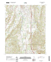 US Topo 7.5-minute map for Calhoun South GA