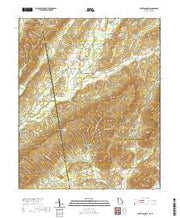 USGS US Topo 7.5-minute map for Chattoogaville GAAL 2020