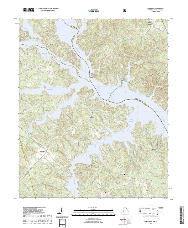 US Topo 7.5-minute map for Chennault GASC