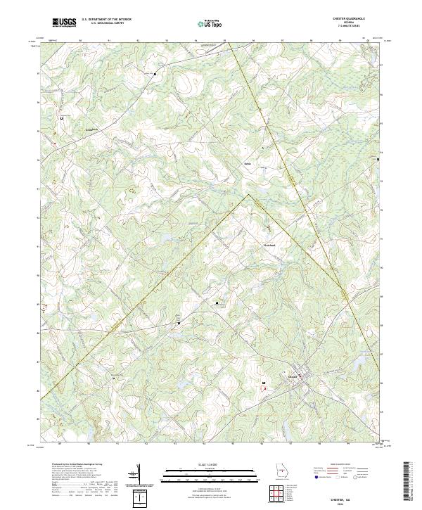 US Topo 7.5-minute map for Chester GA