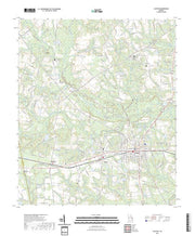 US Topo 7.5-minute map for Claxton GA