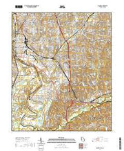 USGS US Topo 7.5-minute map for Columbus GAAL 2020