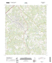 US Topo 7.5-minute map for Commerce GA