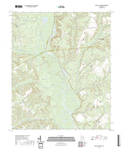 US Topo 7.5-minute map for Cow Hell Swamp GA