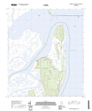 US Topo 7.5-minute map for Cumberland Island North GA