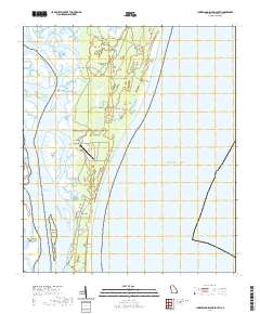 USGS US Topo 7.5-minute map for Cumberland Island South GA 2020