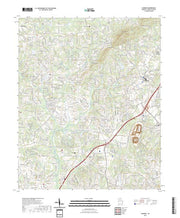 US Topo 7.5-minute map for Cumming GA