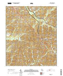 USGS US Topo 7.5-minute map for Cusseta GA 2020