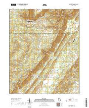 USGS US Topo 7.5-minute map for Dougherty Gap GA 2020