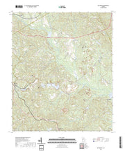 US Topo 7.5-minute map for Dry Branch GA