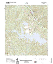 US Topo 7.5-minute map for East Juliette GA