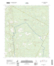 US Topo 7.5-minute map for East of Ludowici GA