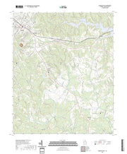 US Topo 7.5-minute map for Elberton East GA