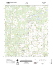 US Topo 7.5-minute map for Elmodel GA