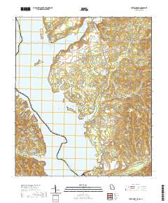 USGS US Topo 7.5-minute map for Fort Gaines NE GAAL 2020