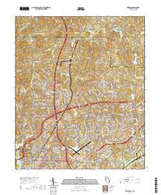 USGS US Topo 7.5-minute map for Fortson GAAL 2020