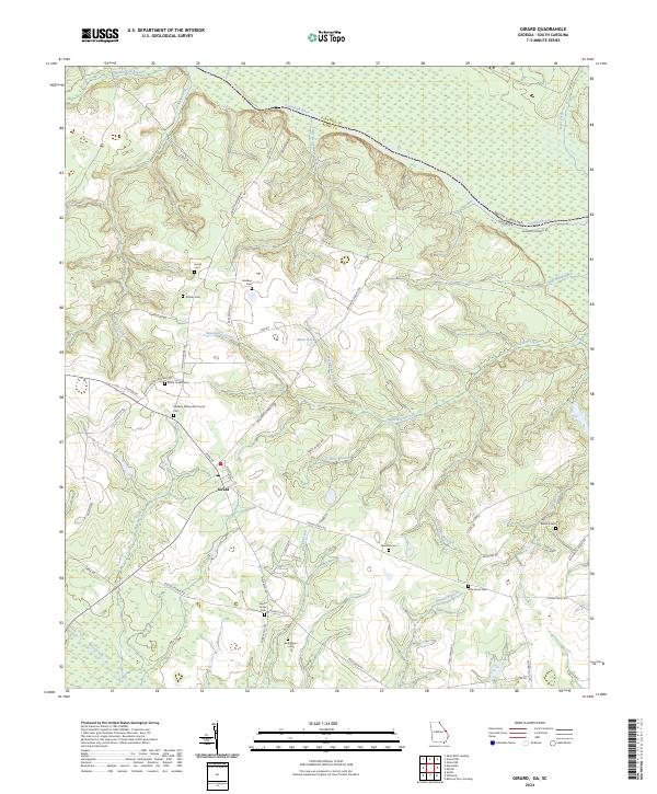 US Topo 7.5-minute map for Girard GASC