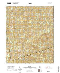 USGS US Topo 7.5-minute map for Glenn GAAL 2020