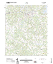 US Topo 7.5-minute map for Hartwell GA