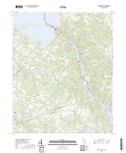 US Topo 7.5-minute map for Hartwell Dam GASC