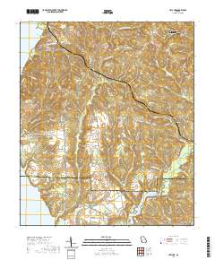 USGS US Topo 7.5-minute map for Hatcher GA 2020