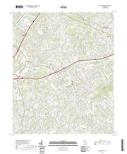 US Topo 7.5-minute map for Hog Mountain GA