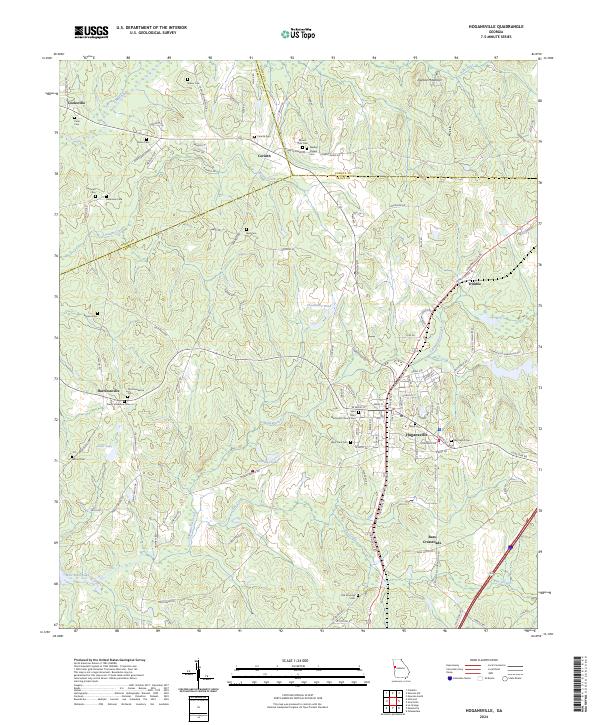 US Topo 7.5-minute map for Hogansville GA