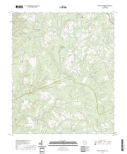 US Topo 7.5-minute map for Irwins Crossroads GA