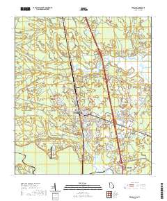 USGS US Topo 7.5-minute map for Kingsland GAFL 2020