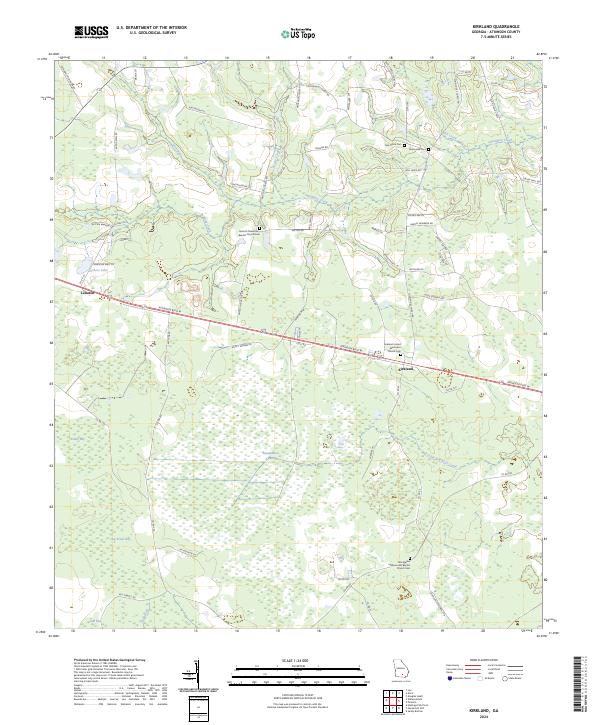 US Topo 7.5-minute map for Kirkland GA