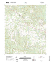 US Topo 7.5-minute map for Klondike GA