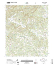 US Topo 7.5-minute map for Lake Russell GA