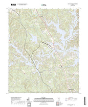 US Topo 7.5-minute map for Lake Sinclair West GA