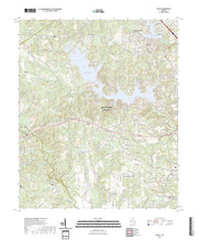 US Topo 7.5-minute map for Lizella GA