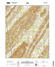 USGS US Topo 7.5-minute map for Lyerly GAAL 2020