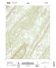 US Topo 7.5-minute map for Lyerly GAAL