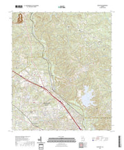 US Topo 7.5-minute map for Macon NW GA