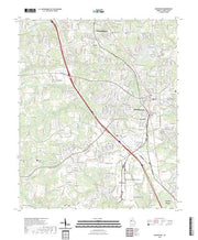 US Topo 7.5-minute map for McDonough GA