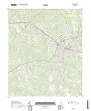 US Topo 7.5-minute map for McRae GA