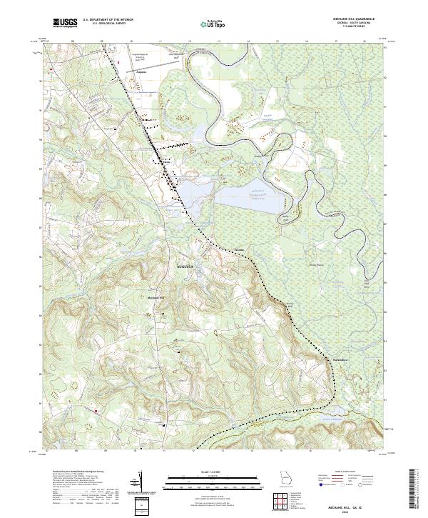 US Topo 7.5-minute map for Mechanic Hill GASC